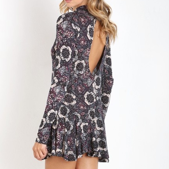 FREE PEOPLE Annabelle Tunic in Plum Combo - Picture 3 of 9